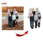 Custom Portrait Embroidery Digitizing